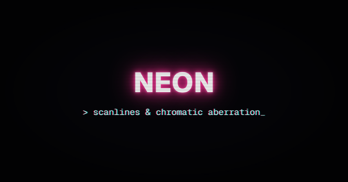 Neon CRT
